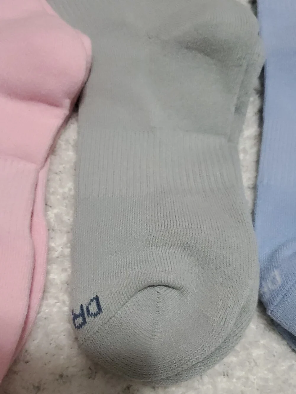 Nike Women's Crew Socks in Pink, Gray, Light Blue - 3-Pack